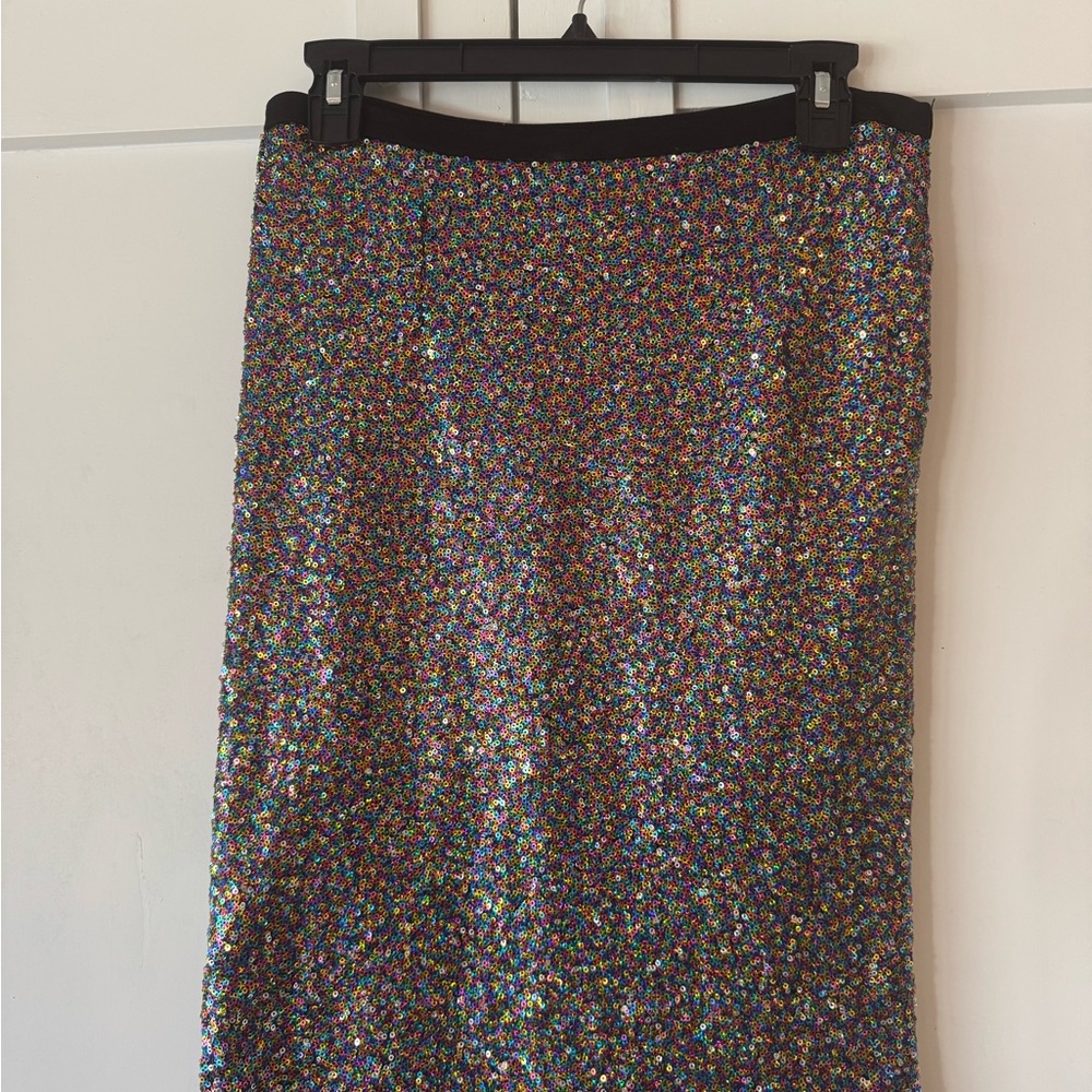Gianni Bini Vibrant Sequin Pencil Skirt